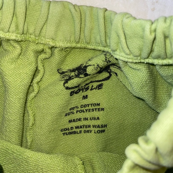 Boys Lie Lime Green Hoodie and Sweatpants SET Size M - Picture 13 of 17